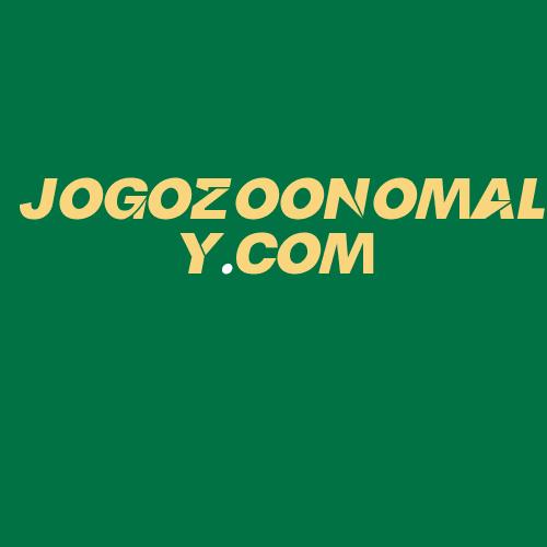 Logo da JOGOZOONOMALY